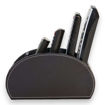Picture of OSCO BROWN LEATHER REMOTE ORGANISER